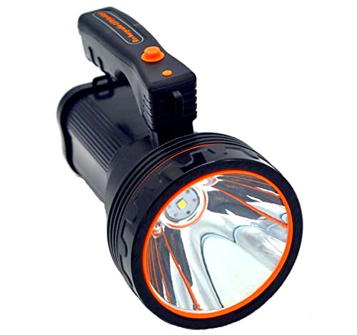 best-rechargeable-torch Ambertech Rechargeable 7000 Lumens Super Bright LED Searchlight