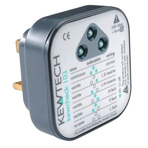 best-socket-testers Kewtech KEWCHECK103 Mains Wiring Socket Tester