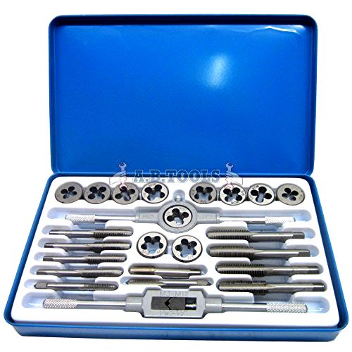 best-tap-and-die-sets AB Tools 24-Piece UNF (AF) and UNC Tap and Die Set