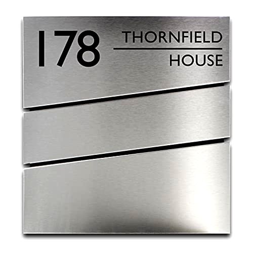 best-wall-mounted-letter-box Stainless Steel Personalised Letter Box