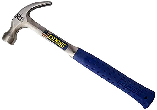 best-claw-hammers Estwing Curved Claw Hammer - Vinyl Grip 20oz