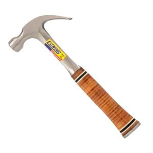 best-claw-hammers Estwing Curved Claw Hammer with Smooth Face & Leather Grip