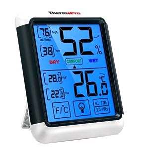best-greenhouse-thermometer ThermoPro TP55 Temperature and Humidity Monitor