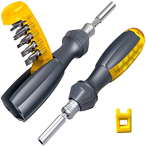 best-ratchet-screwdrivers SYSYLY 11 in 1 Multi-Bit Magnetic Screwdriver
