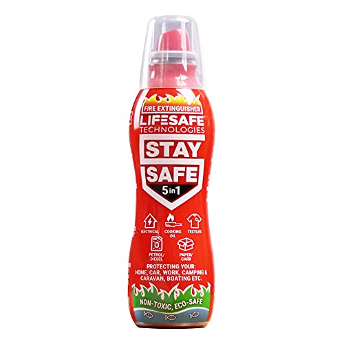 best fire extinguishers LifeSafe Technologies StaySafe 5 in 1 Fire Extinguisher