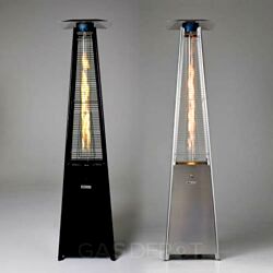 best patio heater REALGLOW Real Flame Outdoor Pyramid Patio Heater
