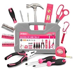 best home tool kits Hi Spec 42pc Pink Home & Office DIY Hand Tool Kit Set