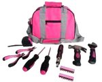 best home tool kits Hyfive 25 Piece Ladies Pink Tool Kit