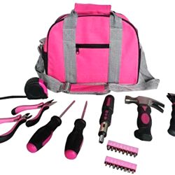 best home tool kits Hyfive 25 Piece Ladies Pink Tool Kit