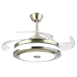 best ceiling fans for conservatories Moerun Modern Ceiling Retractable Blade Fan with Light