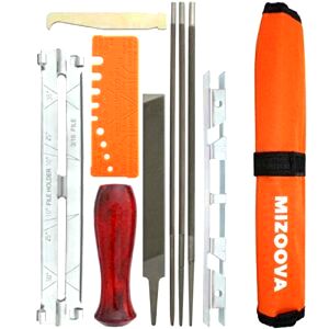 best-chainsaw-sharpener MIZOOVA 10 Piece Chainsaw Sharpener File Kit