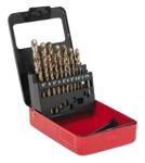 best drill bits for metal Sealey 19 Piece Metric Cobalt Drill Bit Set