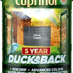 best fence paint Cuprinol Ducksback Silver Copse Fence Paint