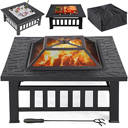 best fire pit Yaheetech 3 in 1 Garden Fire Pit