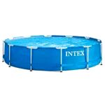 best frame swimming pools Intex Round Metal Frame Pool 366 x 76cm