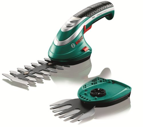 best garden shears Bosch Isio Cordless Shrub and Grass Shear Set