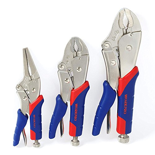 best mole grips Workpro 3 Piece Locking Pliers Set