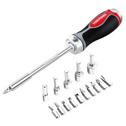 best ratchet screwdrivers MAXPOWER 18 Piece Magnetic Ratchet Screwdriver and Bit Set