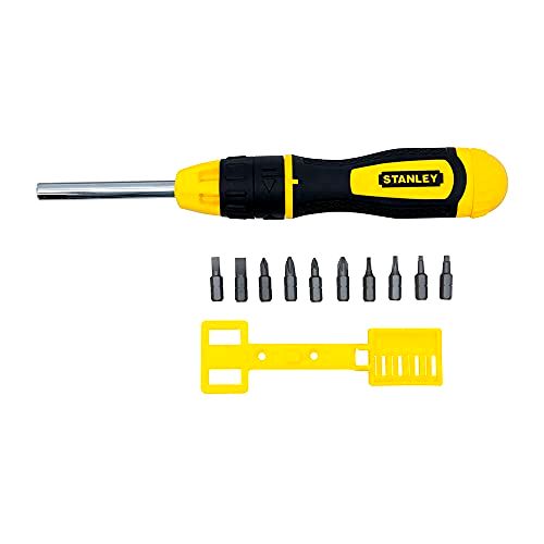 best ratchet screwdrivers Stanley Multibit Ratchet Screwdriver + 10 Bits