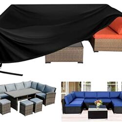 best rattan furniture covers Kovshuiwe Cube Patio Furniture Cover