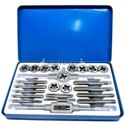 best tap and die sets AB Tools 24 Piece UNF (AF) and UNC Tap and Die Set