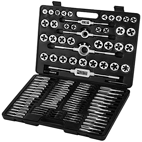 best tap and die sets Mophorn 110 Piece Metric Tap and Die Kit