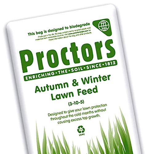 best winter lawn fertilisers Proctors Autumn and Winter Lawn Feed
