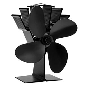 best-wood-burning-stove-fan COMBIUBIU 6 Blade Stove Fan Heat Powered