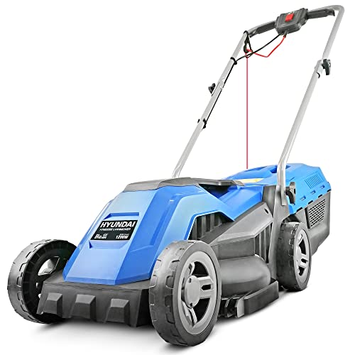 Hyundai Corded Electric 1200w Roller Mulching Lawnmower