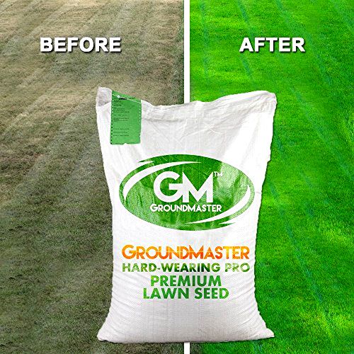 best-grass-seed GroundMaster Hard Wearing Premium Lawn Grass Seed