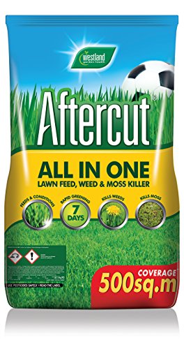 best moss killer Westland Aftercut Lawn Feed, Weed & Moss Killer