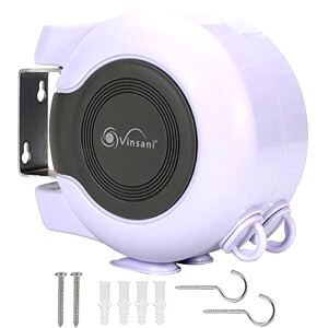 best-retractable-washing-line Vinsani Retractable Reel Washing Line
