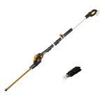 best telescopic pole hedge trimmers Worx WG252E.9 18V Cordless Pole Hedge Trimmer