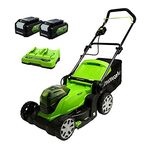 the-best-cordless-lawn-mower Greenworks G24X2LM41K4X Cordless Lawnmower