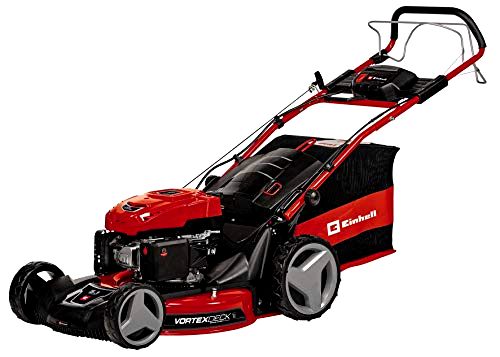 the best lawn mowers for large gardens Einhell GE PM 53/2 S HW E Self Propelled Petrol Lawnmower