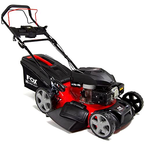 the best lawn mowers for large gardens Fox Self Propelled Petrol Lawn Mower