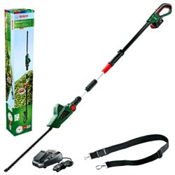 best cordless hedge trimmers Bosch Universal Hedge Pole 18 Trimmer