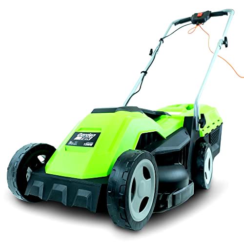 best mulching lawn mowers GardenTek Corded Electric Roller Mulching Lawn Mower