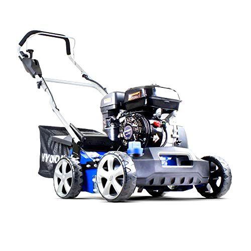 best petrol lawn scarifiers Hyundai 212cc Petrol Lawn Scarifier and Aerator