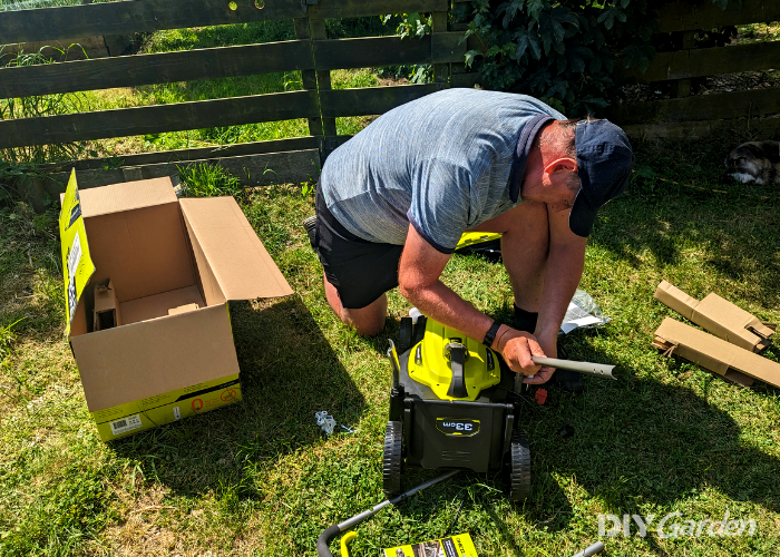 Ryobi 18V ONE+ Cordless Brushless Lawn Mower Review - Assembly