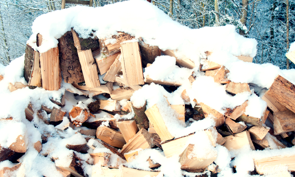 How to Stack Firewood for Seasoning