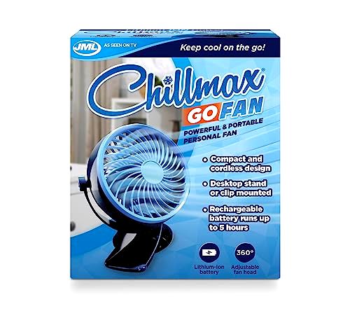 deal Chillmax Go Fan - 360° powerful, portable cordless