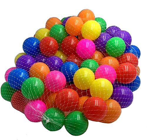deal DIVCHI 100PCS Soft Plastic Mini Play Balls Multi