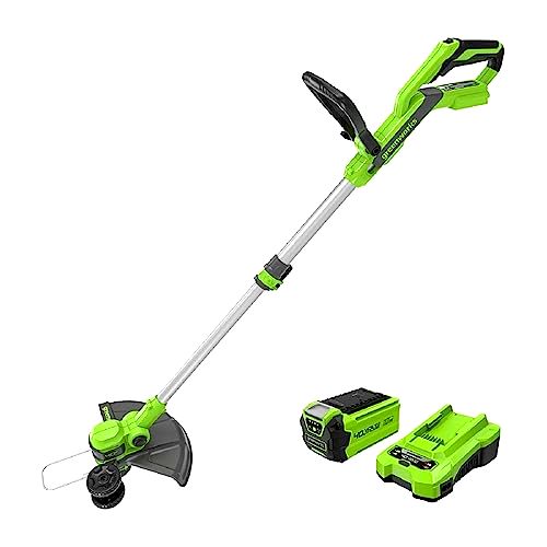 deal Greenworks Cordless String Trimmer with 2Ah Battery and