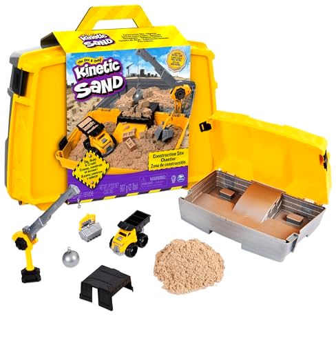 deal Kinetic Sand, Construction Site Folding Sandbox Playset