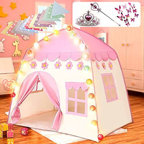 deal Labeol Princess Castle Play Tent Large Kids Play House