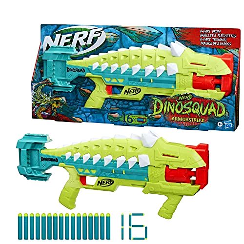 deal Nerf DinoSquad Armorstrike Dart Blaster, 8-Dart