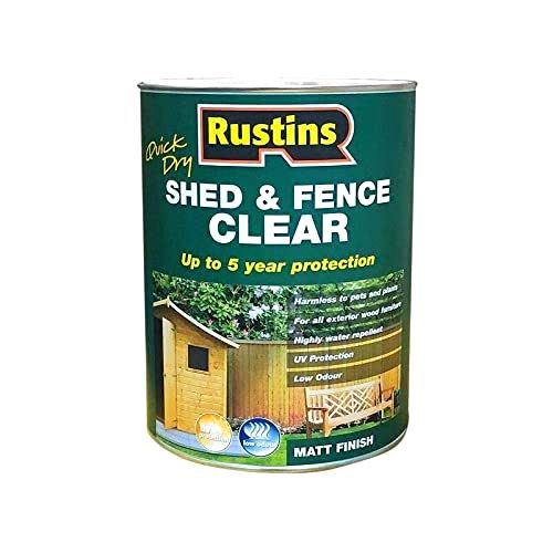 deal Rustins Shed & Fence Clear 5L