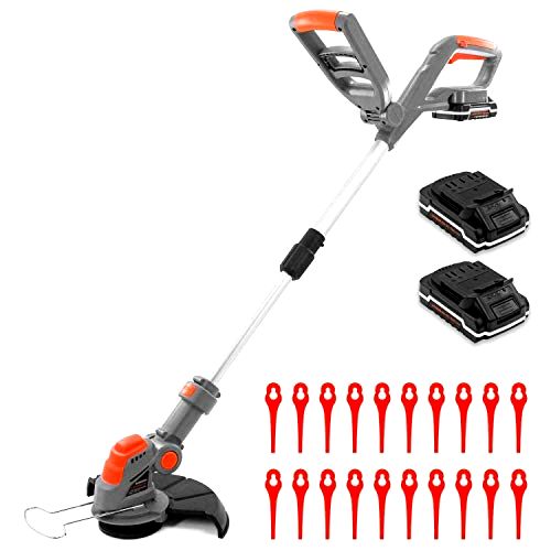 deal Terratek Cordless Grass Strimmer 20V 1HR Fast Charge