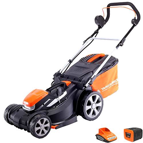 deal Yard Force 40V 37cm Cordless Lawnmower with lithium ion